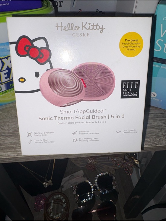 Hello Kitty Other - Hello Kitty Pink Sonic Thermo Facial Brush - 5-in-1